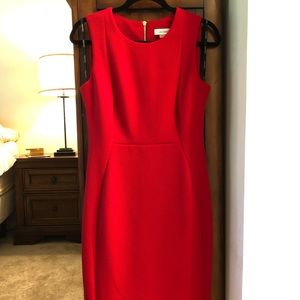 Calvin Klein Formal Dress- Red. Size 8. *Like new*